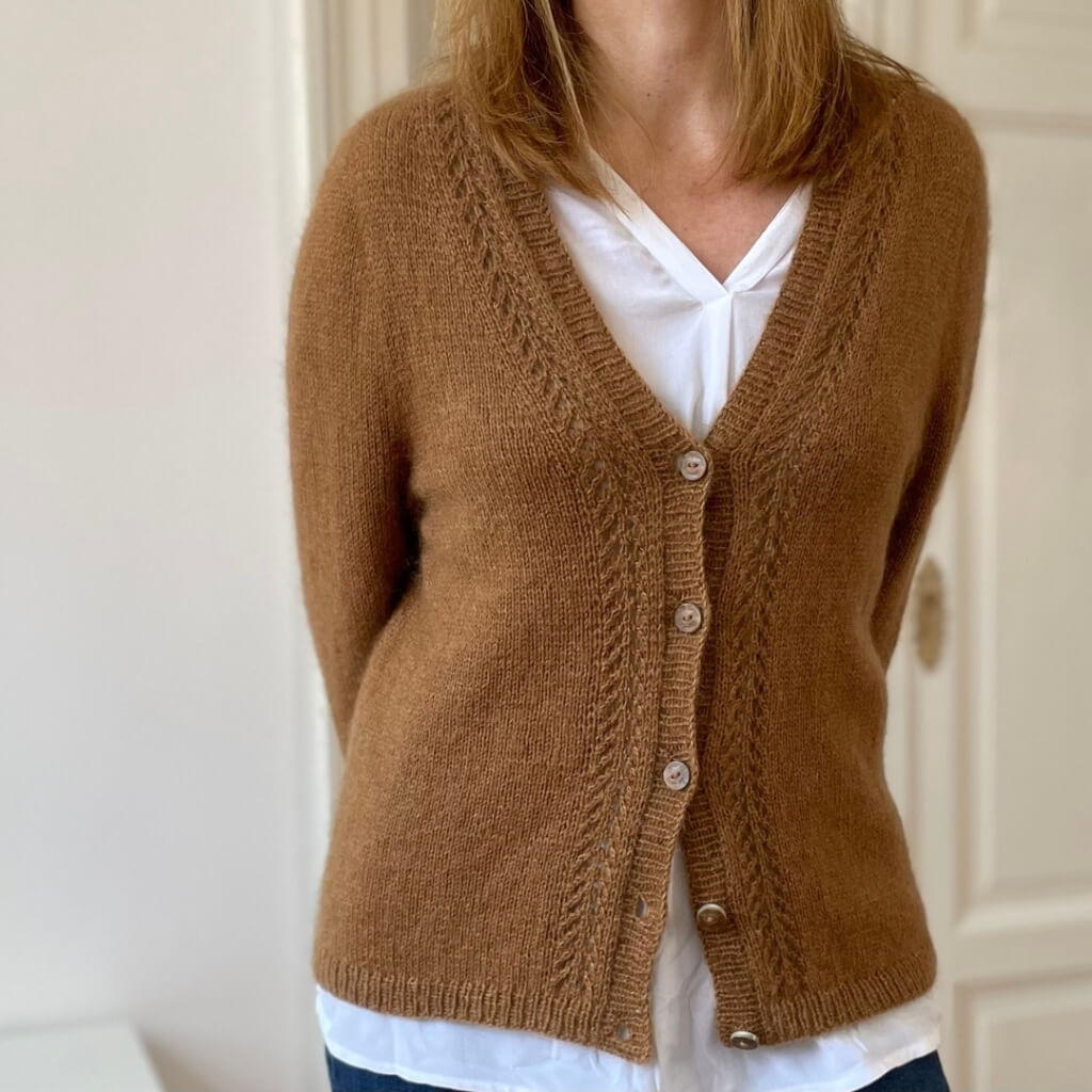 Strickauszeit Mella Cardigan Strickanleitung - Strickauszeit (PDF) Lieblingsgarn