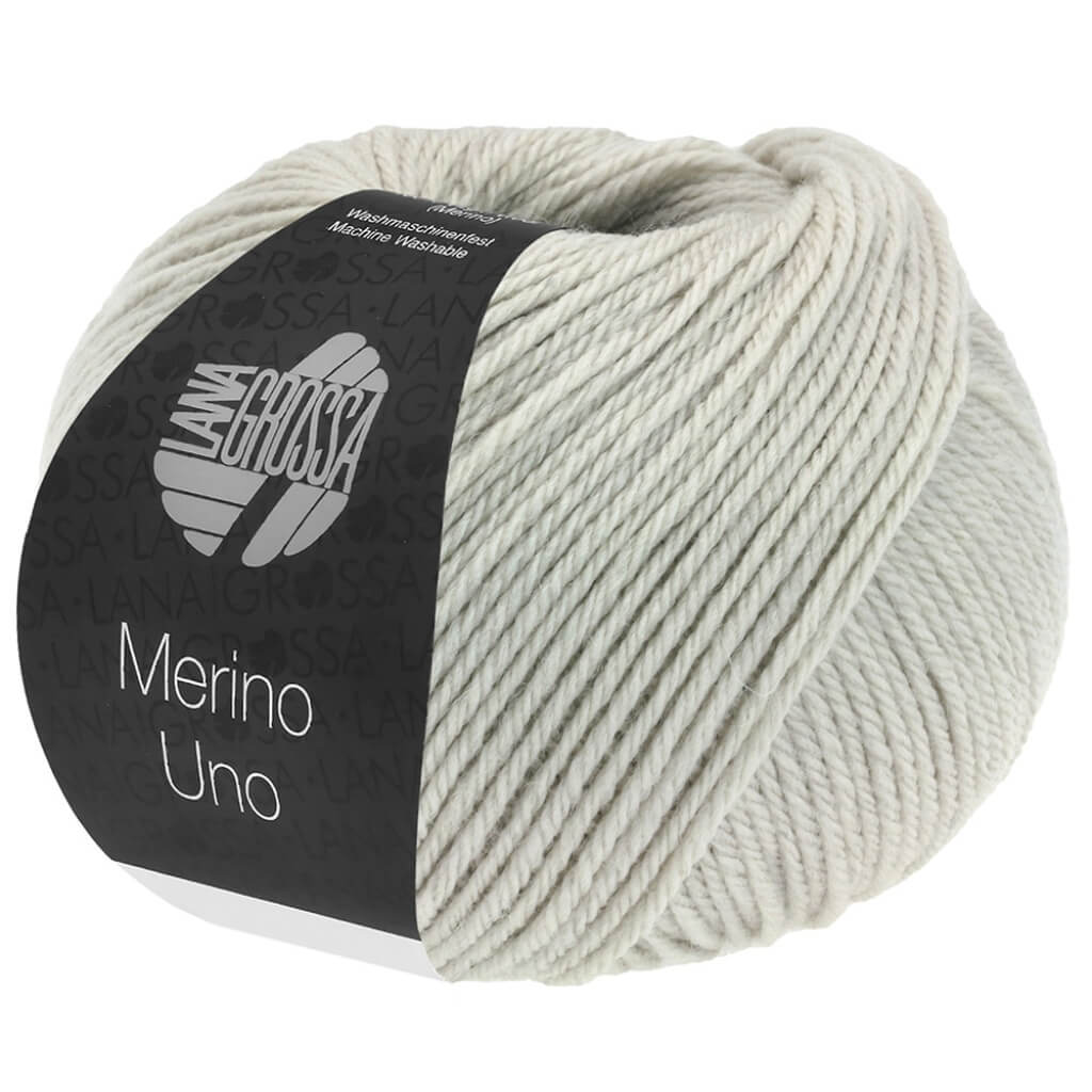 Lana Grossa Merino Uno 50 g 75 - Silbergrau Lieblingsgarn