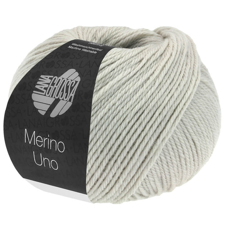 Lana Grossa Merino Uno 50 g 75 - Silbergrau Lieblingsgarn