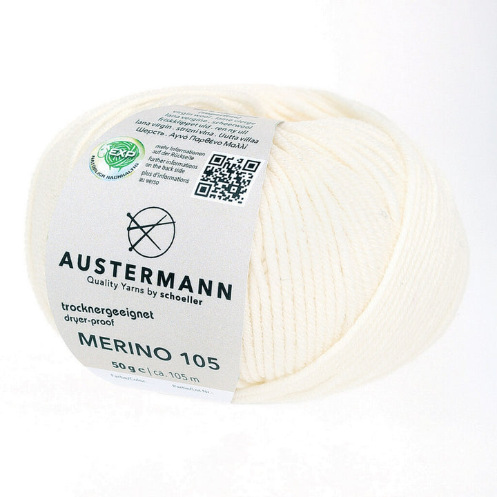 Austermann 310 - Natur Austermann Merino 105 EXP 50g Lieblingsgarn