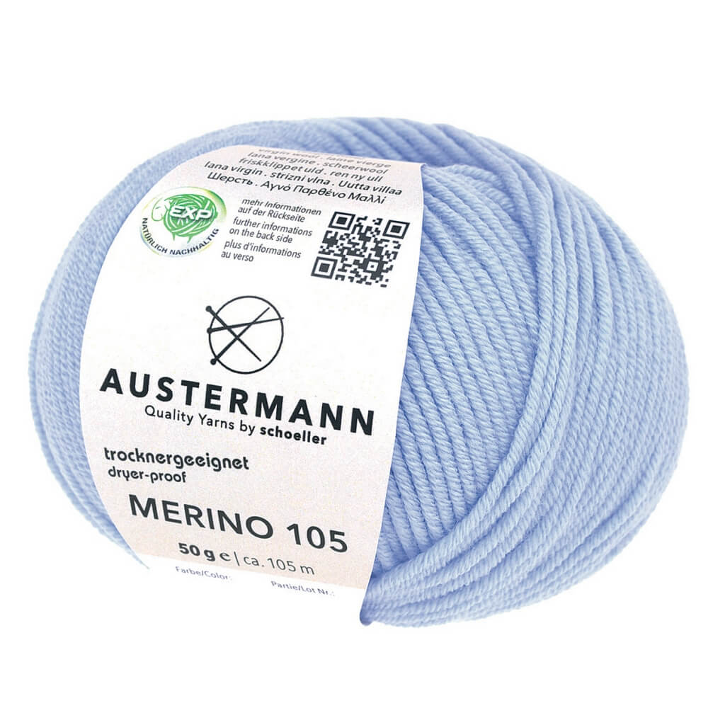 Austermann 322 - Azur Austermann Merino 105 EXP 50g Lieblingsgarn