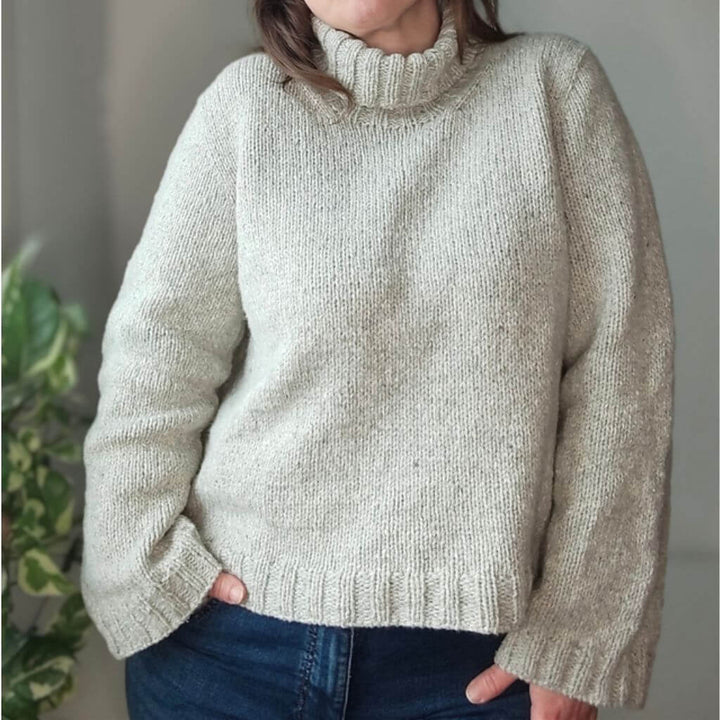 Miene Knits Pattern Suna Sweater Rundhals Strickanleitung - Miene Knits (PDF) Lieblingsgarn