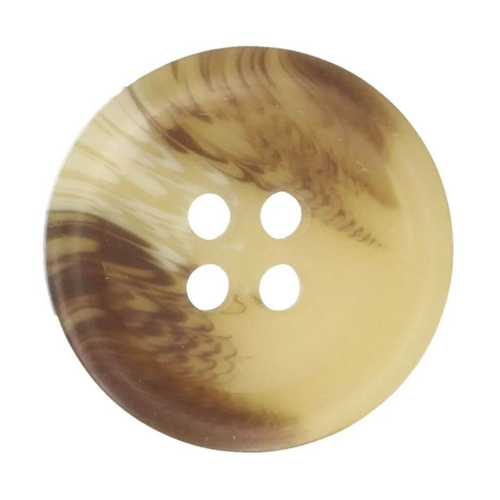 Milward beige / 20 mm Milward Knopf marmoriert 4-Loch Lieblingsgarn