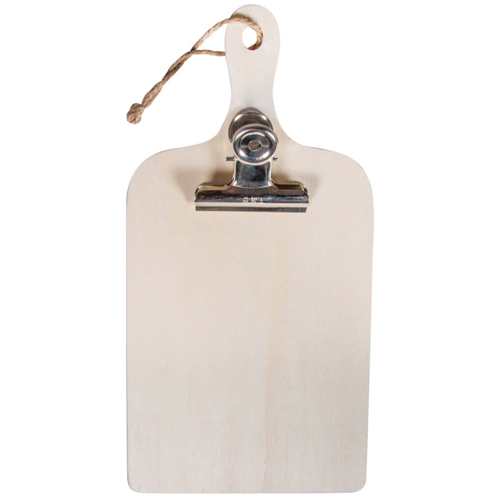 Rayher Rayher Mini-Klemmbrett aus Holz - 11,5x23x0,7cm Lieblingsgarn