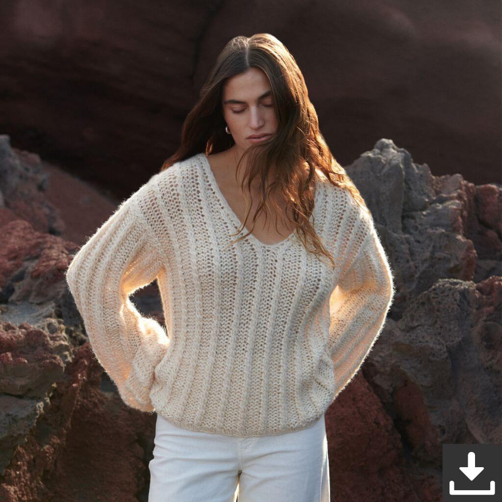 Lana Grossa Zopfpullover Strickanleitung - Lana Grossa (Heft) Lieblingsgarn