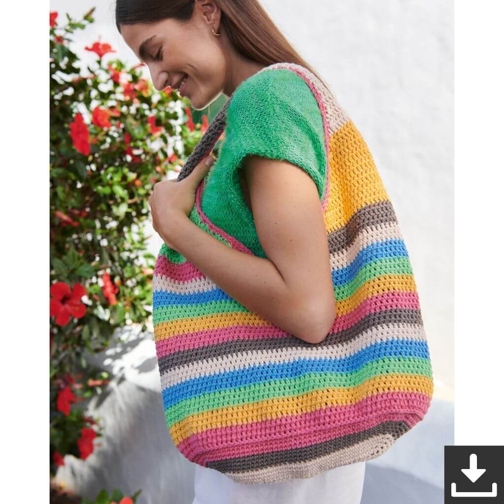 Lana Grossa Sommertasche Häkelanleitung - Lana Grossa (Heft) Lieblingsgarn