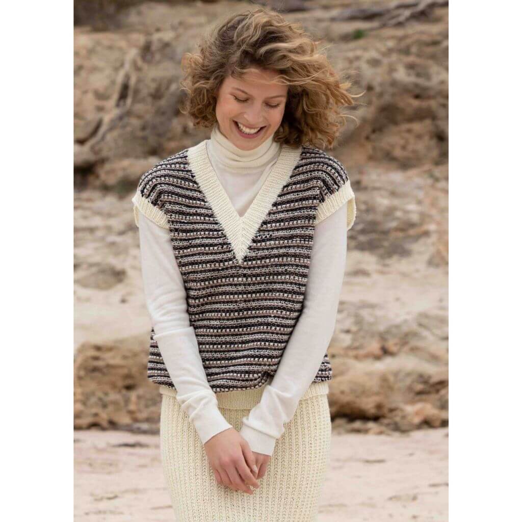 Austermann Pullunder Merino 120 Exp Strickanleitung – Produktansicht bei bei bei Lieblingsgarn