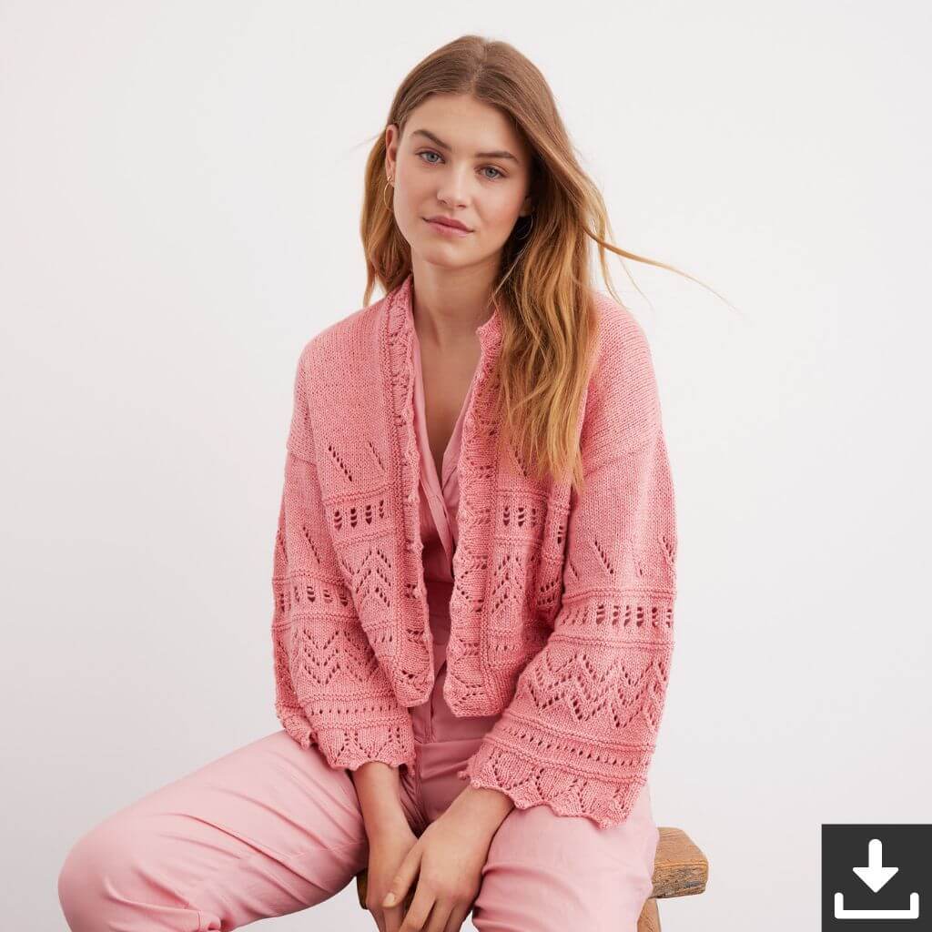 Lana Grossa Damen Cardigan Strickanleitung - Lana Grossa (Heft) Lieblingsgarn