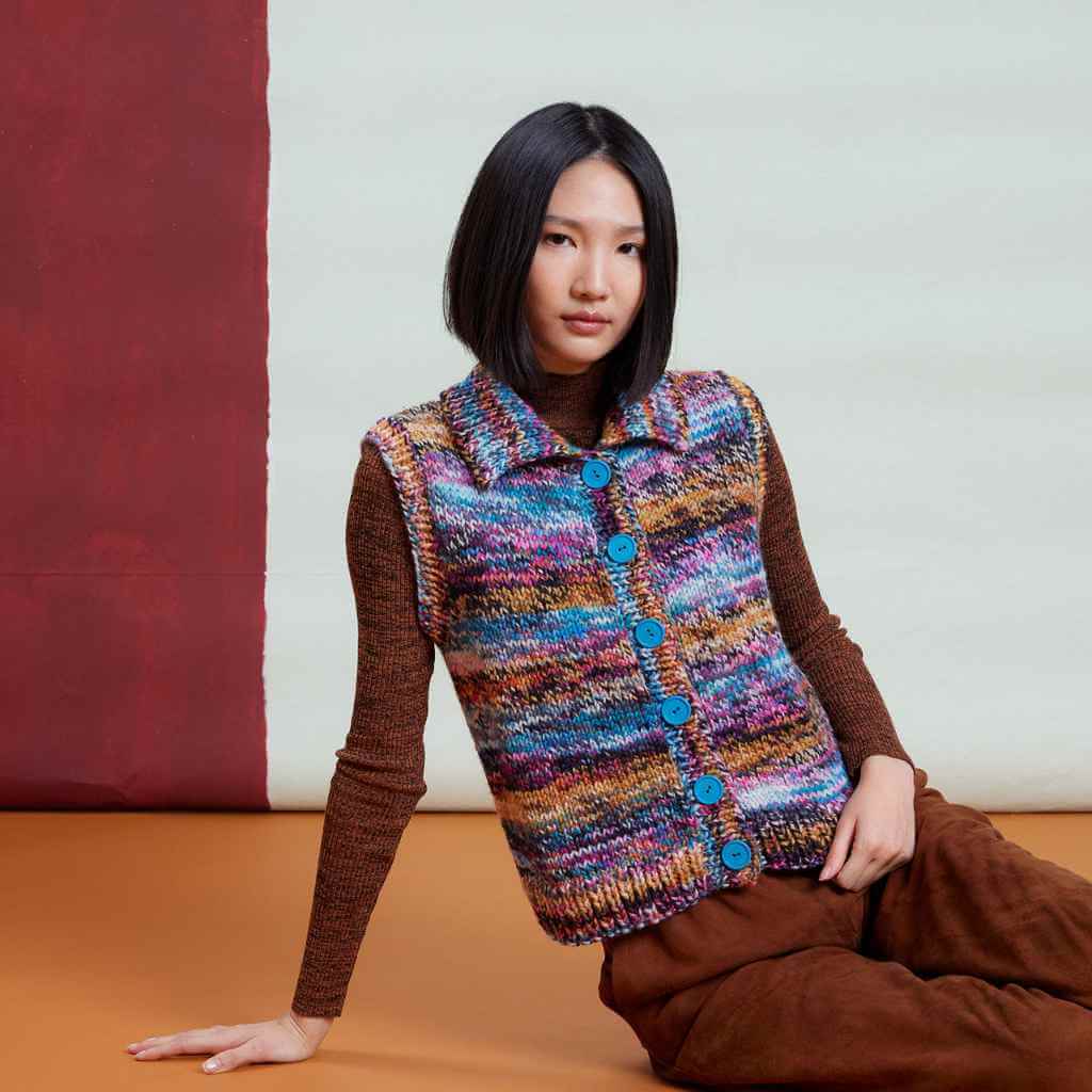 Weste Jayla Strickanleitung - Lang Yarns (Heft)