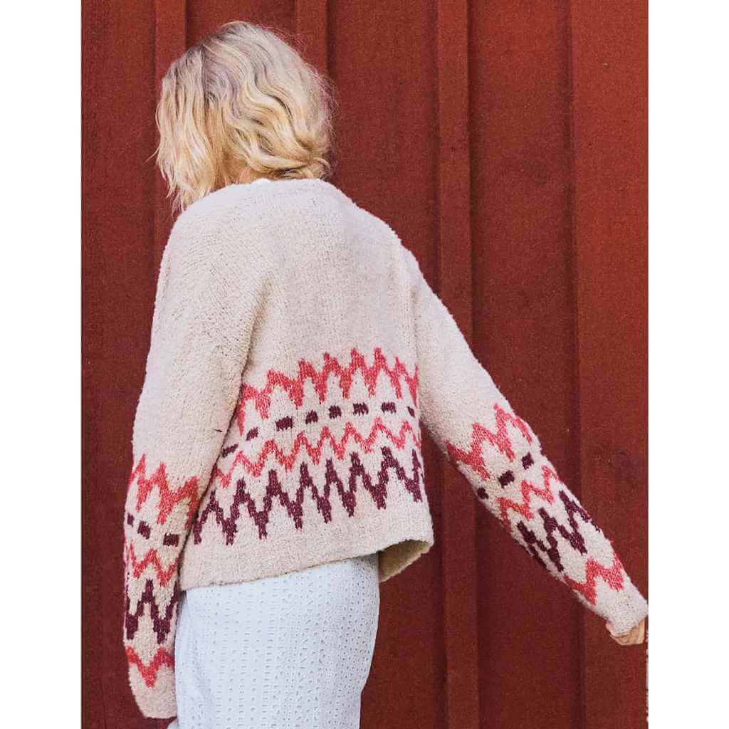 Jacquardmuster Cardigan Modell 6 Strickanleitung - Lana Grossa (Heft)