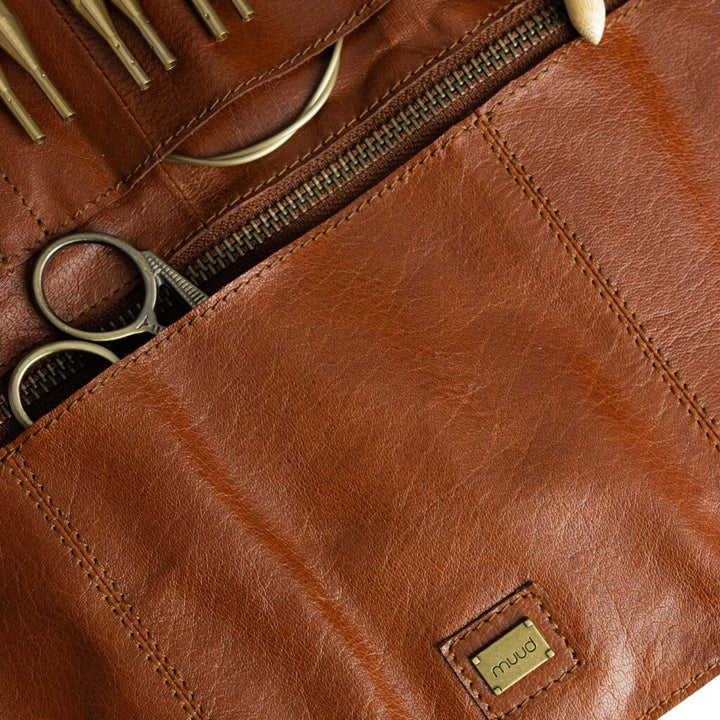 muud Stockholm - Ledertasche für Nadelsysteme