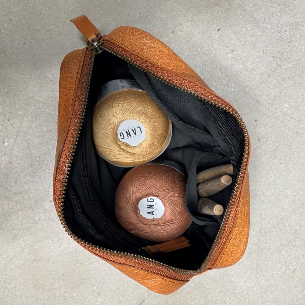 Muud muud Sandnes - handgefertigte Ledertasche Lieblingsgarn