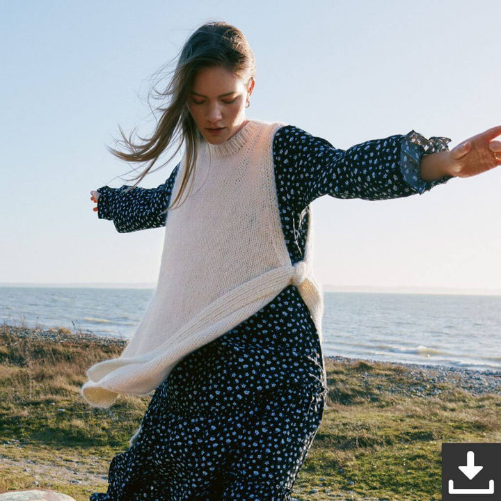 Lana Grossa Pattern Langer Slipover Strickanleitung - Lana Grossa (PDF) Lieblingsgarn