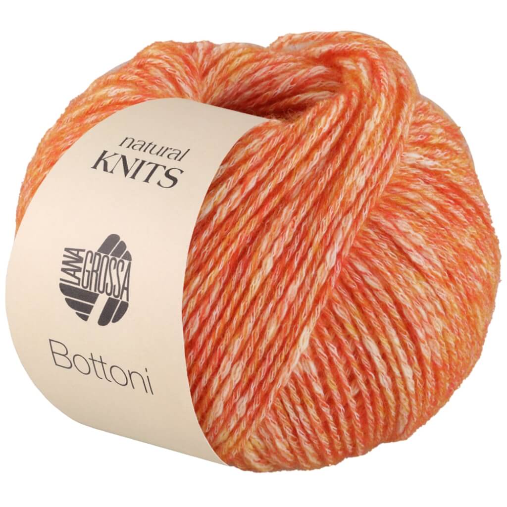 Lana Grossa 3 - Orange/Creme Lana Grossa Bottoni Lieblingsgarn