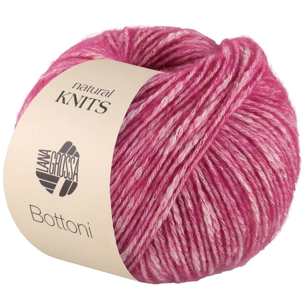Lana Grossa 4 - Pink/Rohweiß Lana Grossa Bottoni Lieblingsgarn
