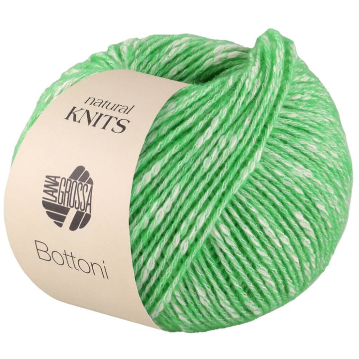 Lana Grossa 10 - Jade/Rohweiß Lana Grossa Bottoni Lieblingsgarn