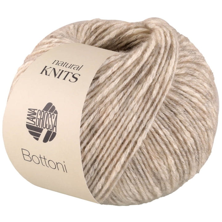 Lana Grossa 13 - Graubeige/Creme Lana Grossa Bottoni Lieblingsgarn