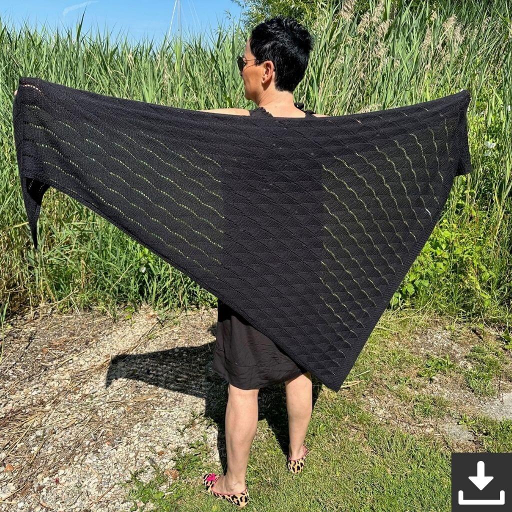 Kerstin Ritter Dreieckstuch Nazare Shawl Strickanleitung - Kerstin Ritter (PDF) Lieblingsgarn