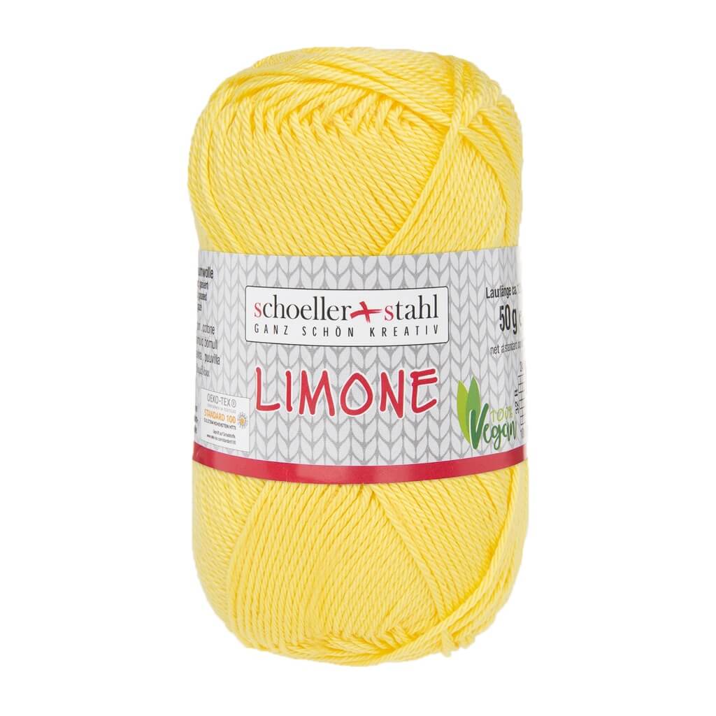 Schoeller + Stahl 100 - Gelb Schoeller + Stahl Limone 50g - Baumwollgarn Lieblingsgarn