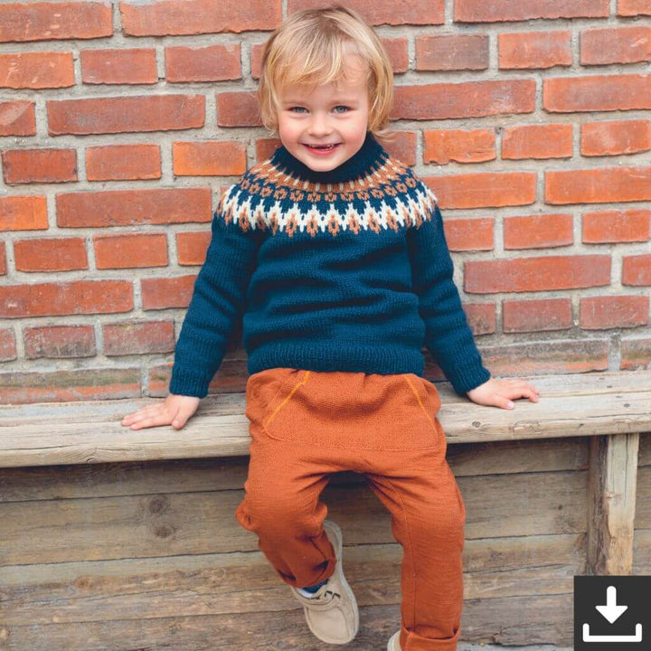 Sandnes Garn Kinderpullover Nord Strickanleitung - Sandnes Garn (PDF) Lieblingsgarn