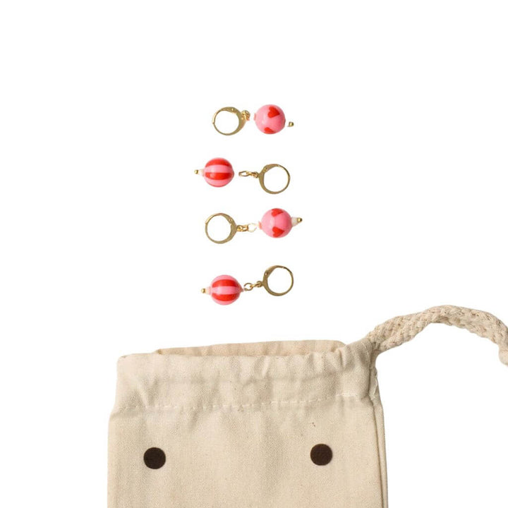 ohliske Maschenmarkierer Set Perlen – 4er Set