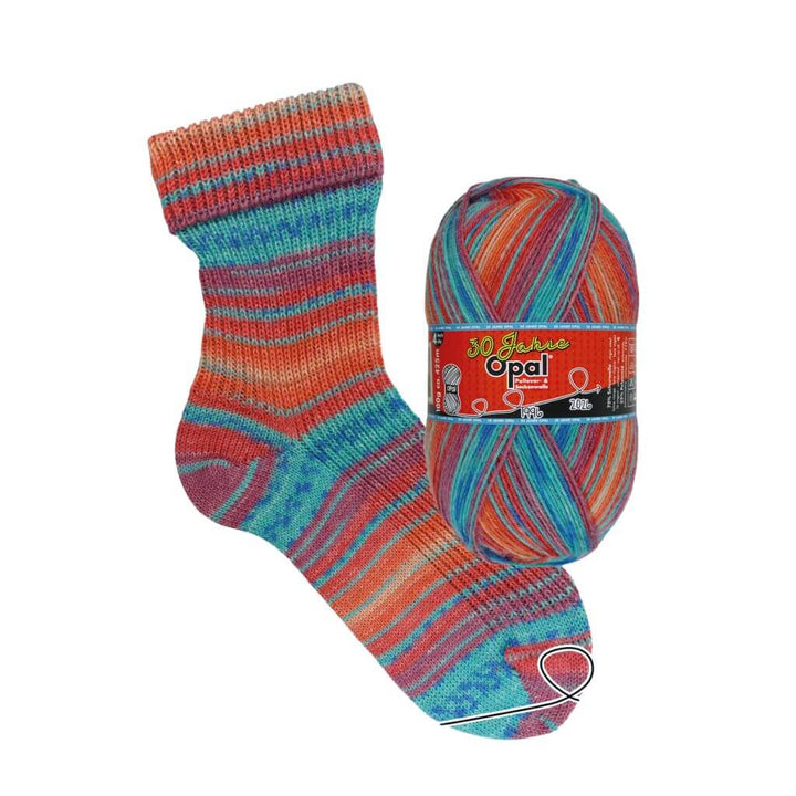 Opal 11743 - 4250 Meter - das kunterbunte Kilo Opal 4F.100G 30 Jahre Opal Lieblingsgarn