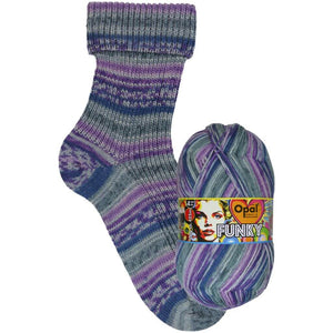 Opal 4-fädig Funky