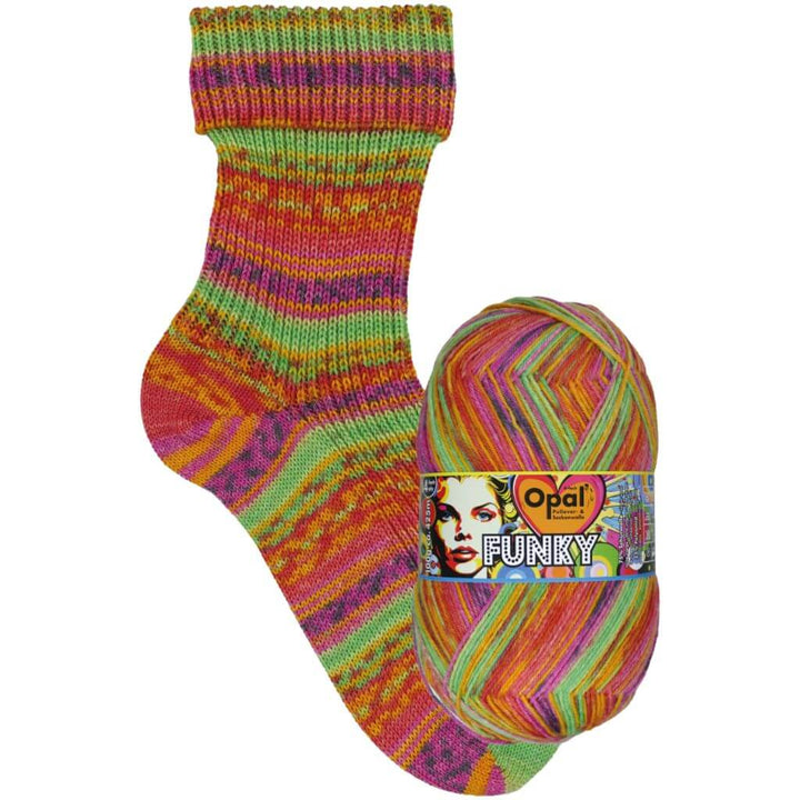 Opal 1585 - Wassernasse Taucherflossen Opal 4-fädig Funky Lieblingsgarn