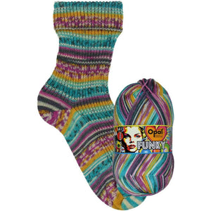 Opal 4-fädig Funky