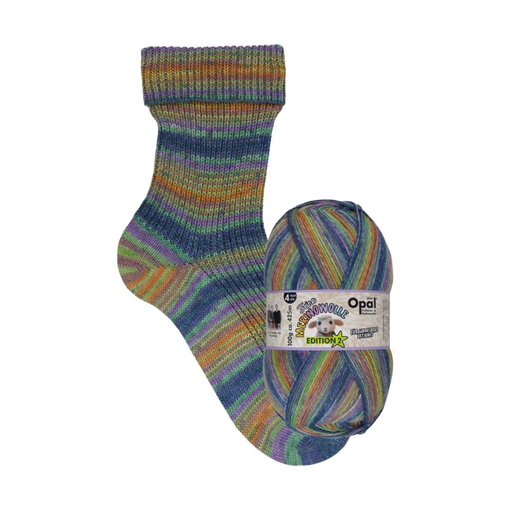 Opal 11634 - warm Opal 4-fädig Feine Merinowolle - Edition 2 Lieblingsgarn