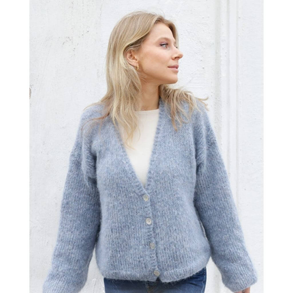 Drops Damen Jacke Open Sky Cardigan Strickanleitung - Drops (PDF) Lieblingsgarn