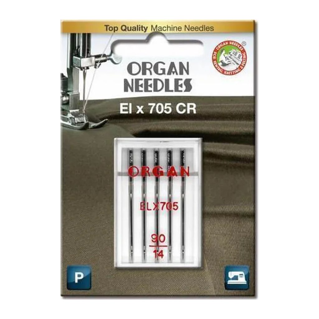 Organ Needles Organ EL x 705 PB, Farbe 90 – Metall bei Lieblingsgarn