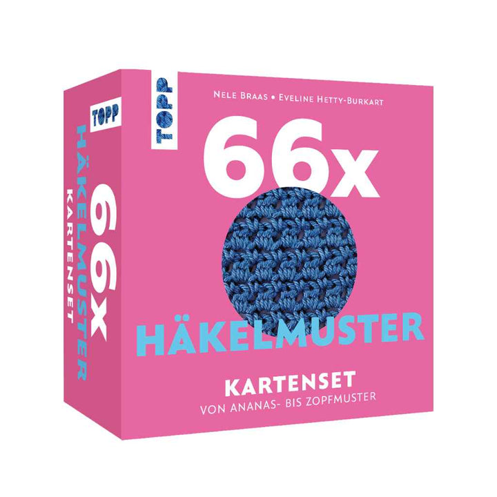 Topp DIY -  66x Häkelmuster Kartenset