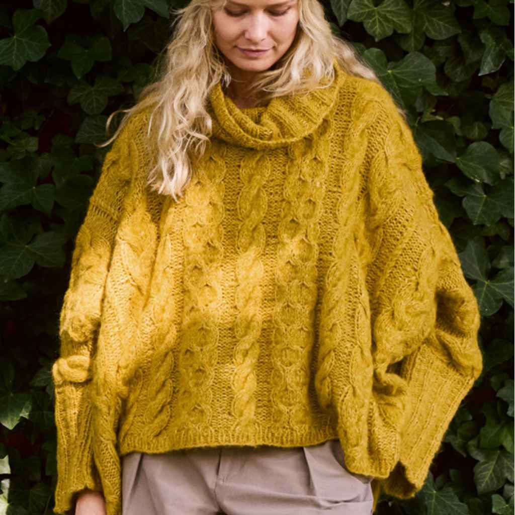 Ponchopullover Alpaca Air II Modell 60 Strickanleitung - Lana Grossa (Heft)