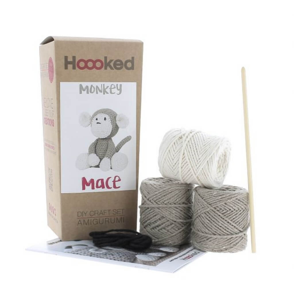 Hoooked Amigurumi Häkelset Monkey Mace Lieblingsgarn