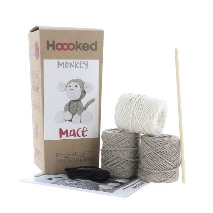 Hoooked Amigurumi Häkelset Monkey Mace Lieblingsgarn