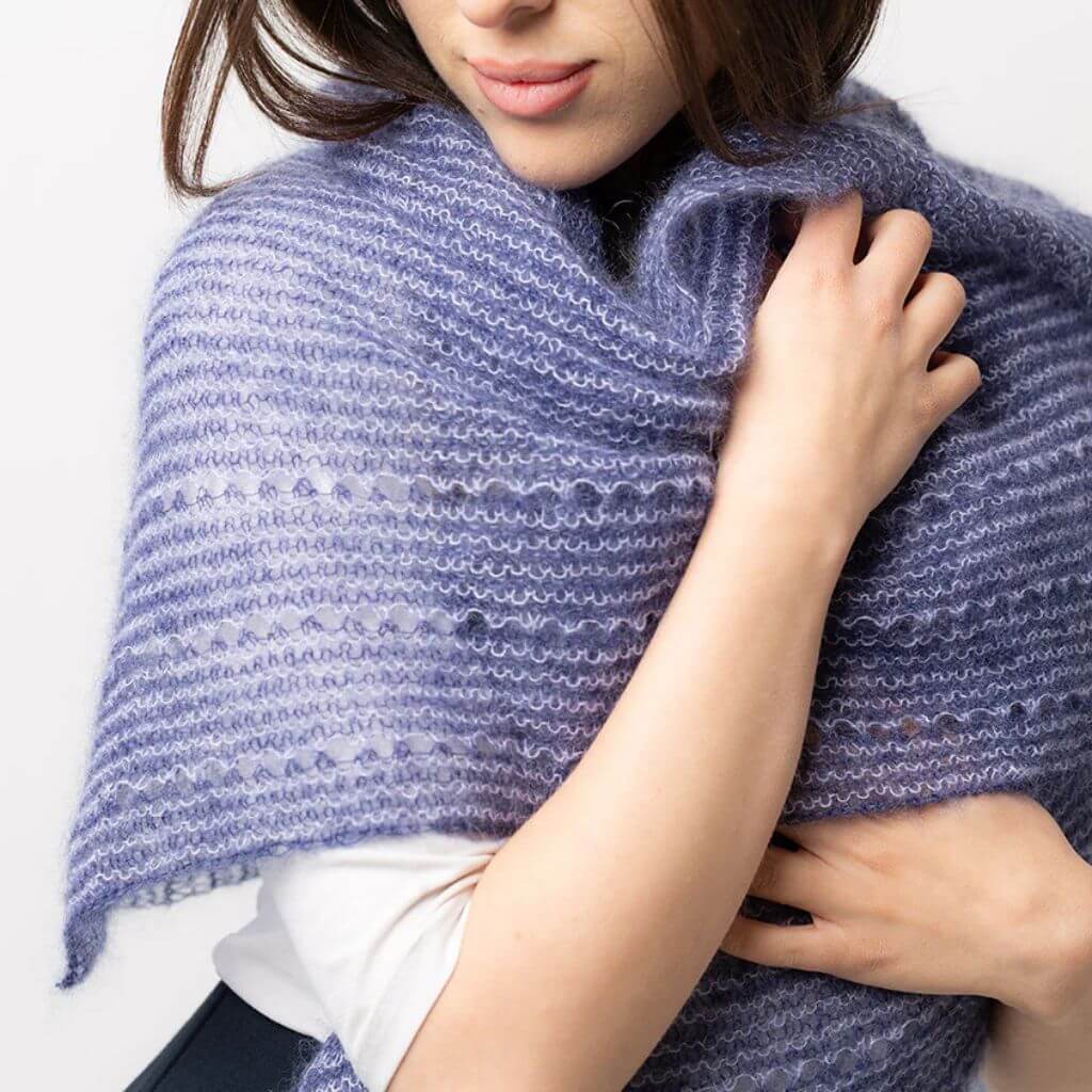 Pascuali Pattern Tuch Striped Feather Strickanleitung - Pascuali (PDF) Lieblingsgarn
