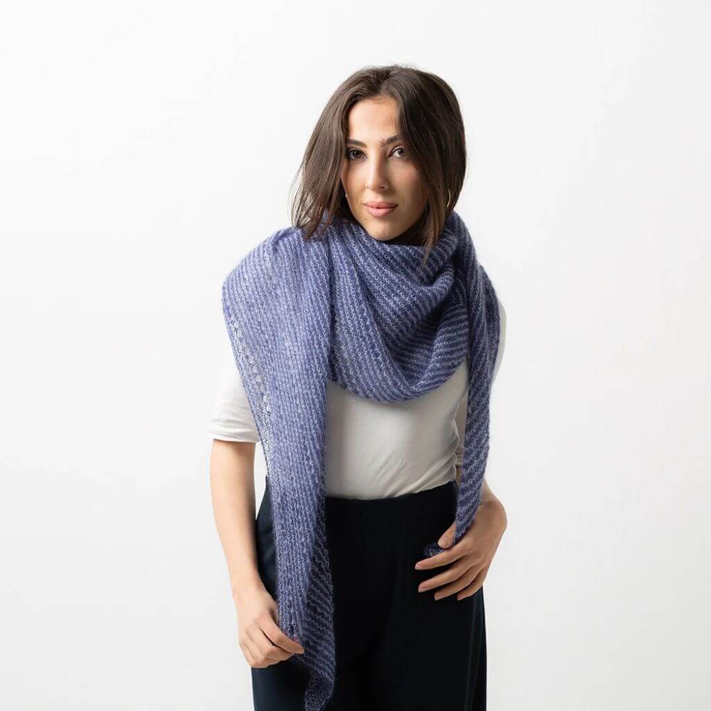 Pascuali Pattern Tuch Striped Feather Strickanleitung - Pascuali (PDF) Lieblingsgarn