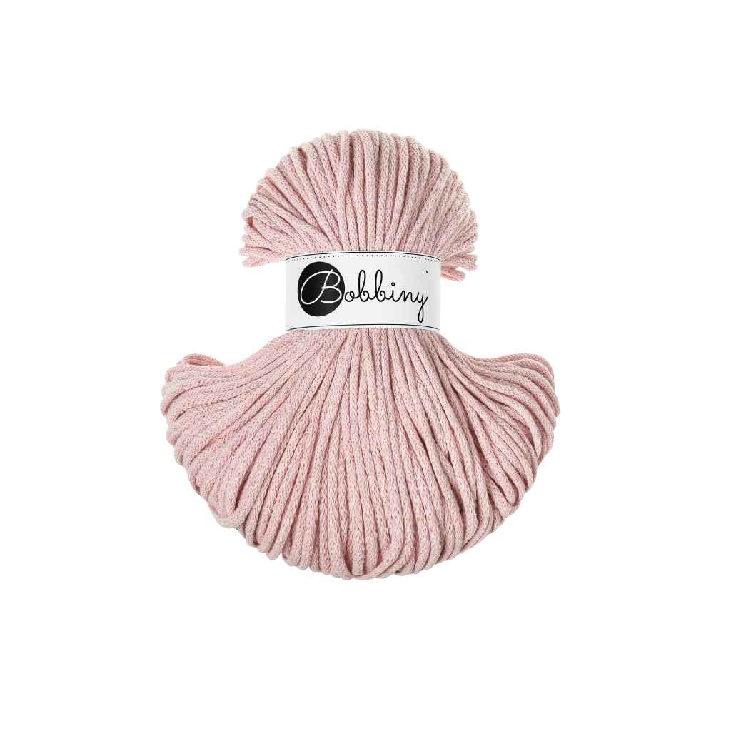 Bobbiny Pastel Pink Bobbiny Classic cotton cords 4mm 100m Lieblingsgarn