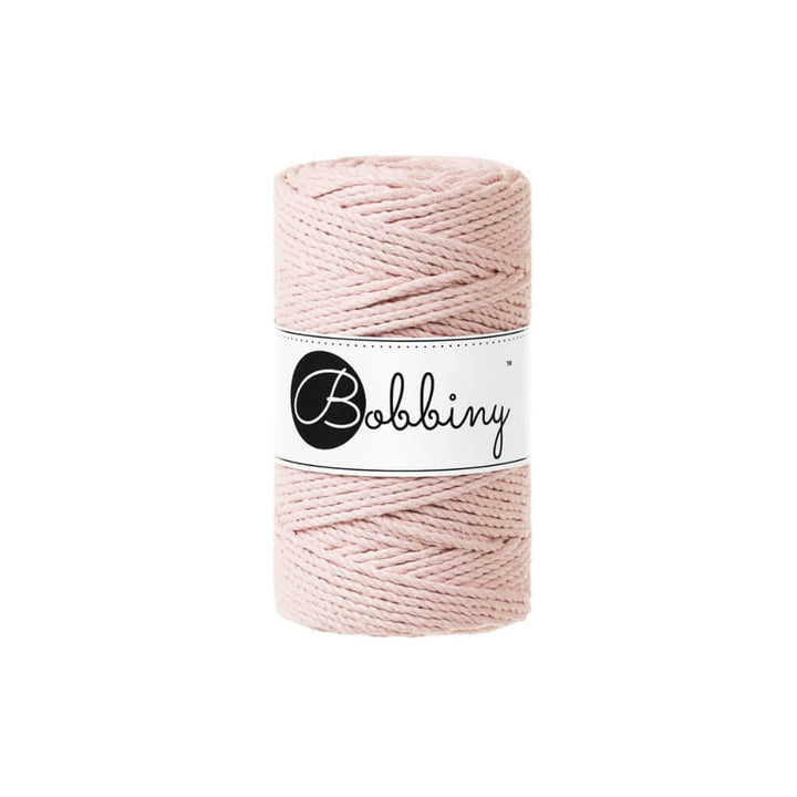 Bobbiny Pastel Pink Bobbiny Makramee Garn 3mm gedreht Lieblingsgarn