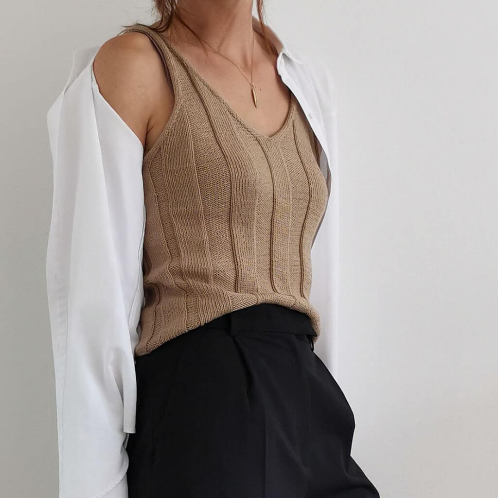Cécile Top Strickanleitung - Paulastrickt (PDF)