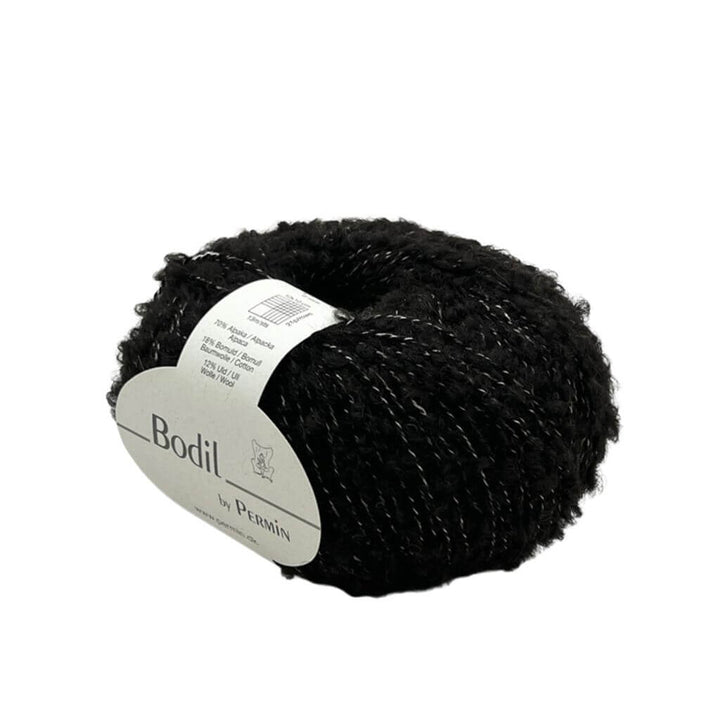 Permin Bodil, Farbe 01 Trüffel Schwarz – Alpaka, Baumwolle und Merino bei Lieblingsgarn