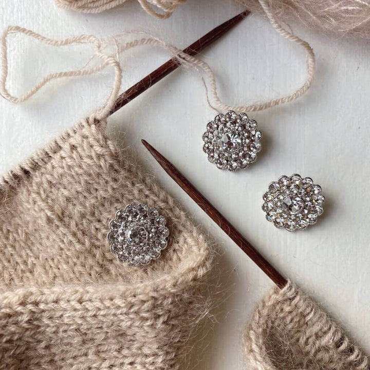 PetiteKnit PetiteKnit Bling Knöpfe 3 Stk. Lieblingsgarn