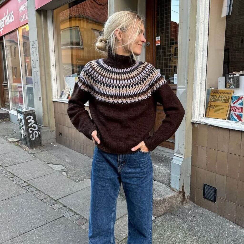 PetiteKnit Pattern Norwegerpullover Celeste Sweater Strickanleitung - PetiteKnit (Heft) Lieblingsgarn
