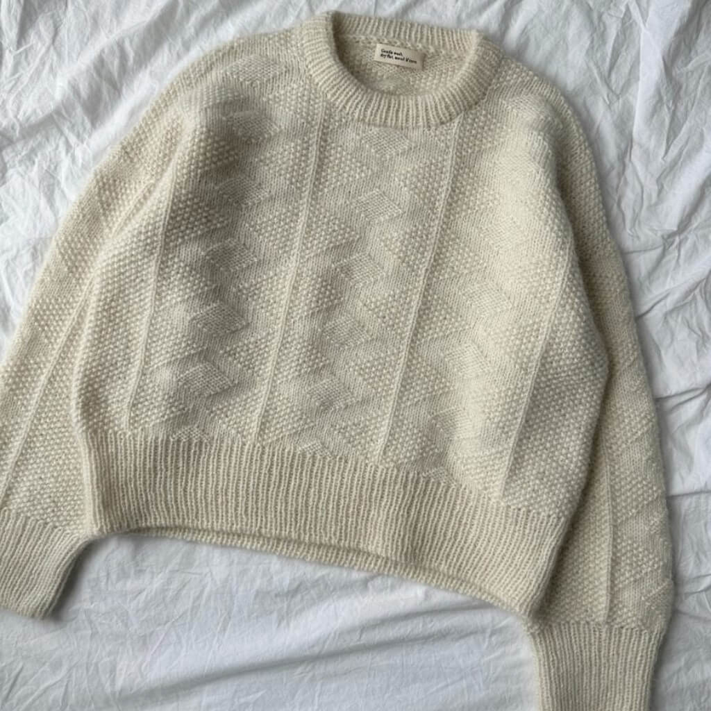 PetiteKnit Damen Pullover Esther Sweater Strickanleitung - PetiteKnit (Heft) Lieblingsgarn