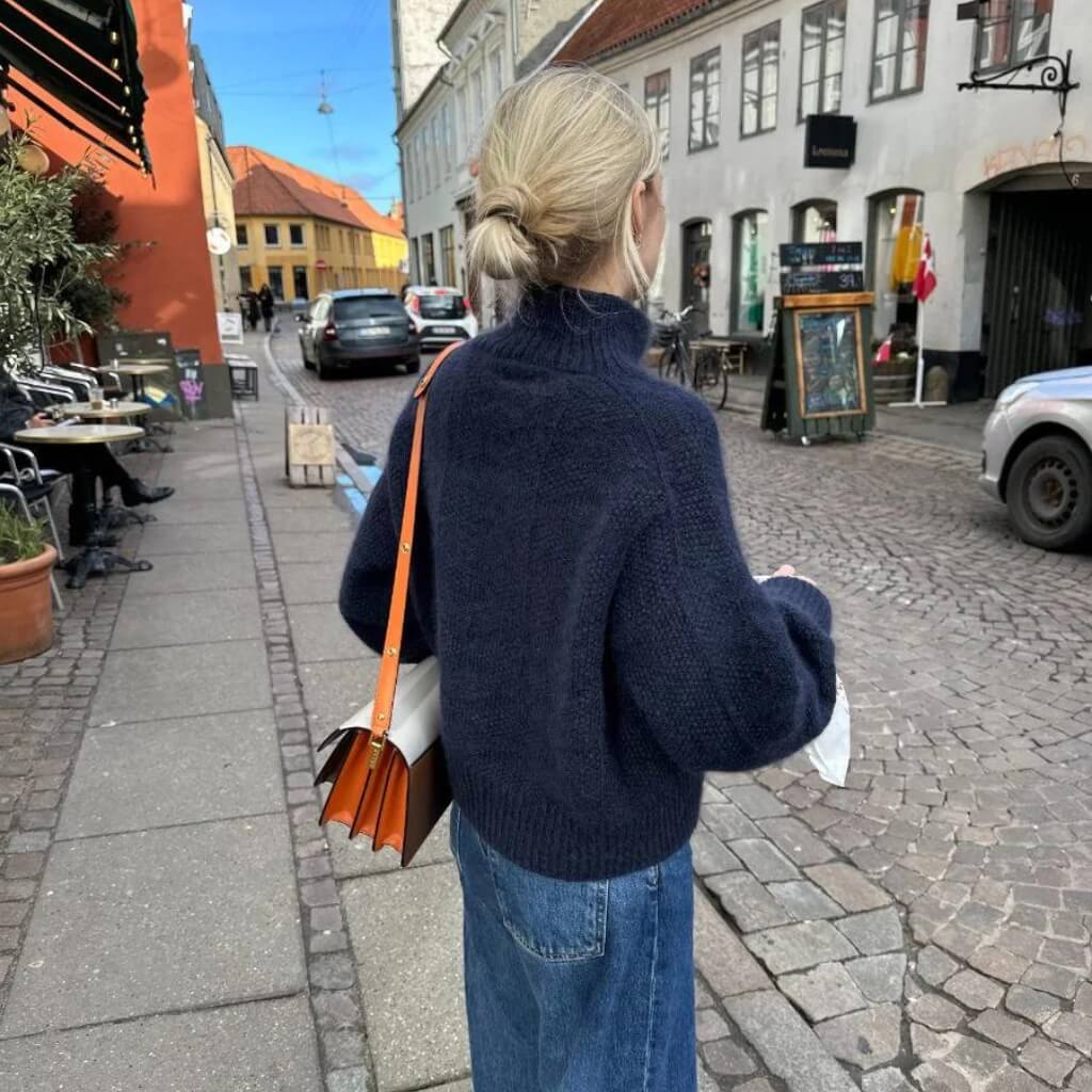 PetiteKnit Damen Pullover Esther Sweater Strickanleitung - PetiteKnit (Heft) Lieblingsgarn