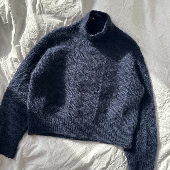 PetiteKnit Damen Pullover Esther Sweater Strickanleitung - PetiteKnit (Heft) Lieblingsgarn