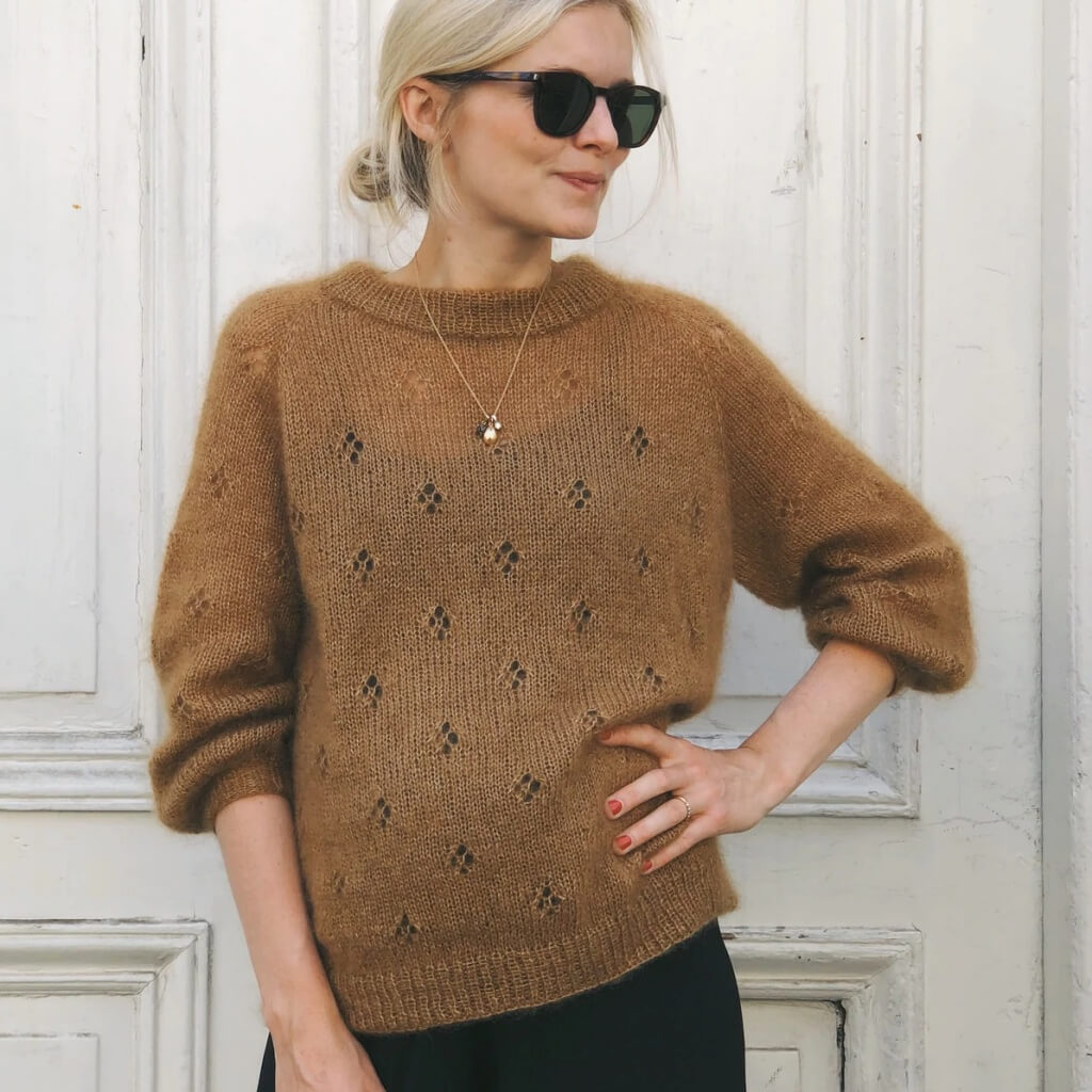 PetiteKnit Pattern Damen Pullover Fortune Sweater  Strickanleitung - PetiteKnit (Heft) Lieblingsgarn