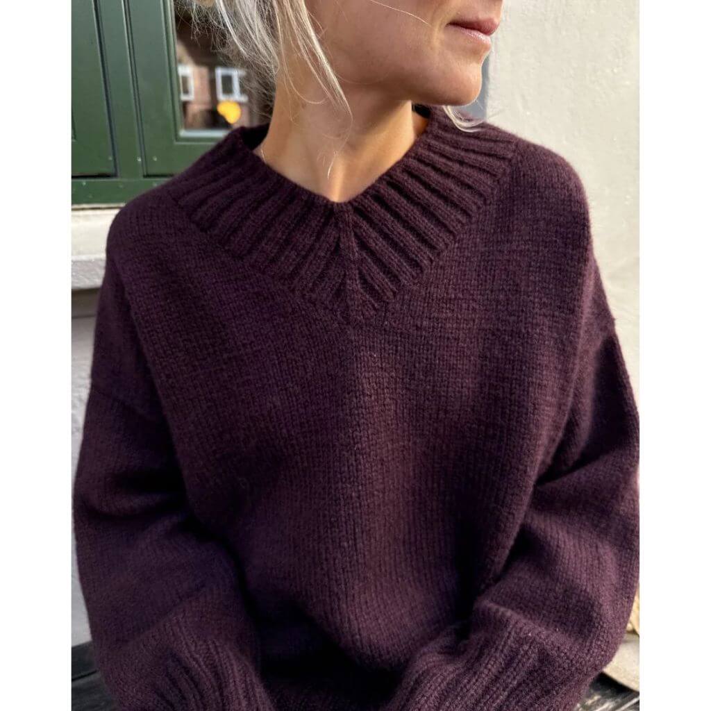 PetiteKnit Hannah Sweater V-Neck Strickanleitung - PetiteKnit (Heft) Lieblingsgarn