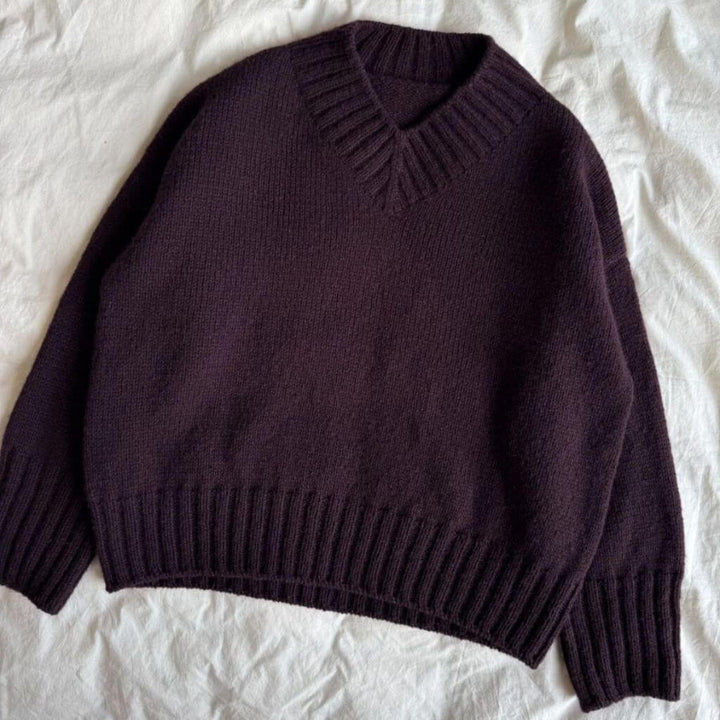 PetiteKnit Hannah Sweater V-Neck Strickanleitung - PetiteKnit (Heft) Lieblingsgarn